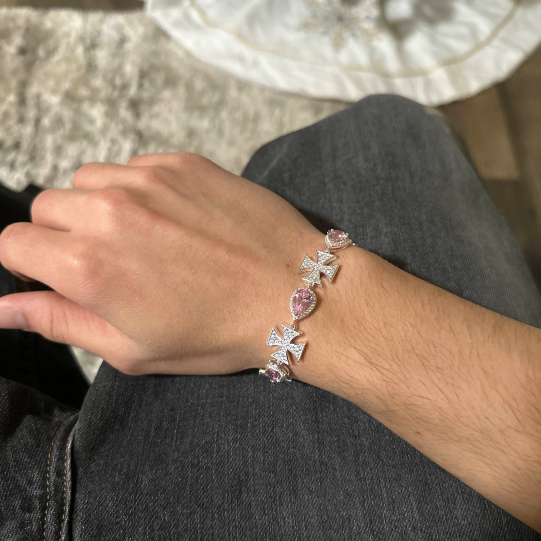 Tear Cross Bracelet