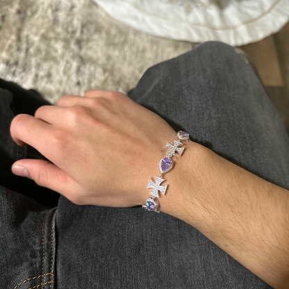 Tear Cross Bracelet