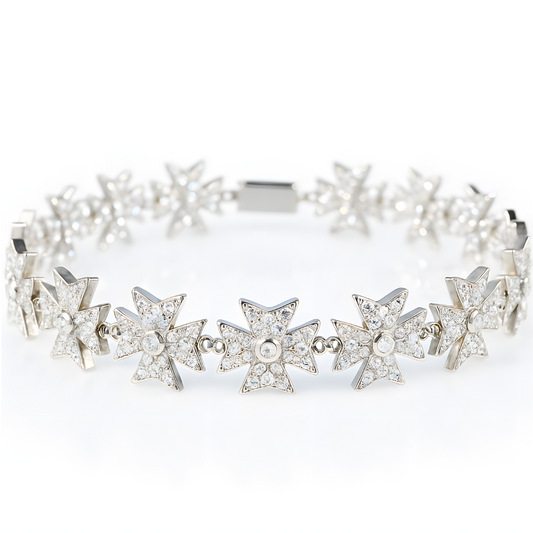 Maltese Cross Bracelet